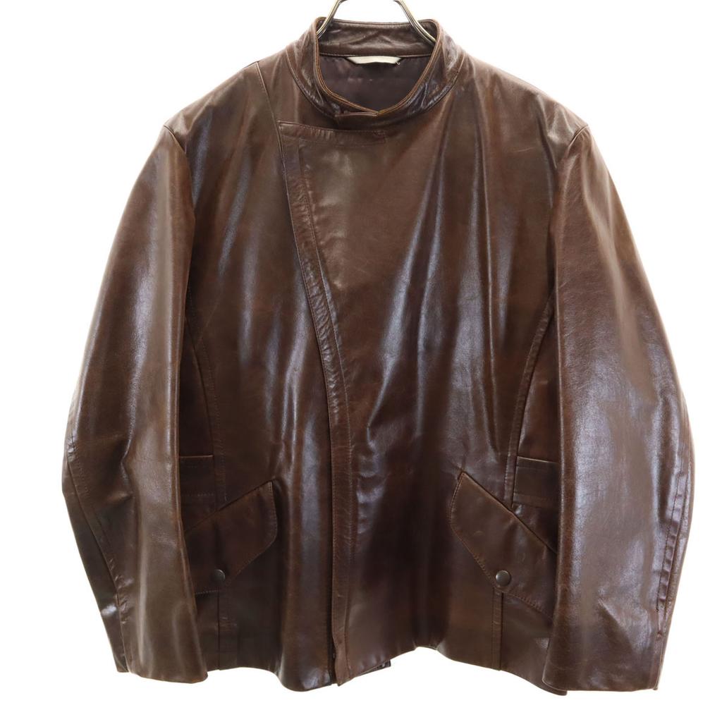 Paul Smith LONDON Horse leather Double riders jacket M Brown Men's Used