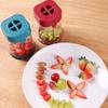 Easy Quarter Cutter Quick Fruit Slicer Plastic Fruit  Press Separator  Tomato