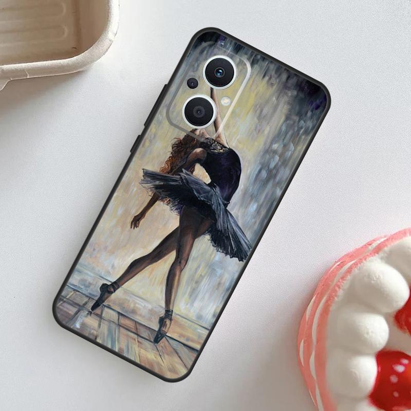 Ballet Ballerina Dancer Case For OPPO Reno 11F 8T 4Z 5Z 4 6 7 8 5 Lite 10 Pro OPPO Find X2 X3 Lite X5 X6 Pro Cover