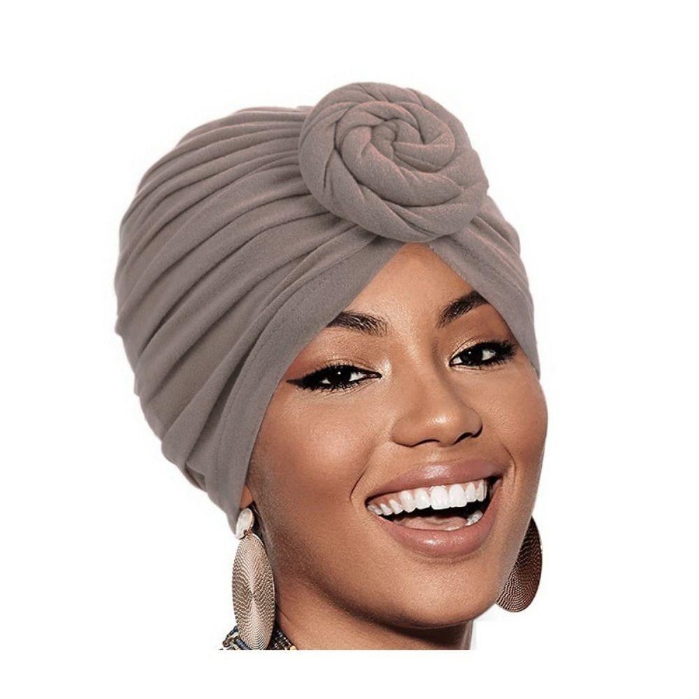 

Однотонная вязаная крючком повязка на голову Шапка Хлопковая повязка на голову Шапка Индийская шапка Женские эластичные повязки на голову Дамы