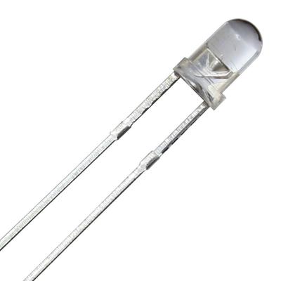 Kaito Denshi LED 3mm Bullet Warm Pack of 50 Light-Emitting Diodes, Shape, White, 5000-6000mcd,