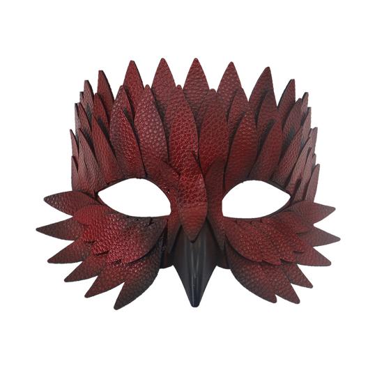 Halloweenský chránič obličeje Nastavitelný design Vícevrstvá pokrývka hlavy pro hraní rolí Chránič poloviny obličeje Cosplay Maškarní rekvizita