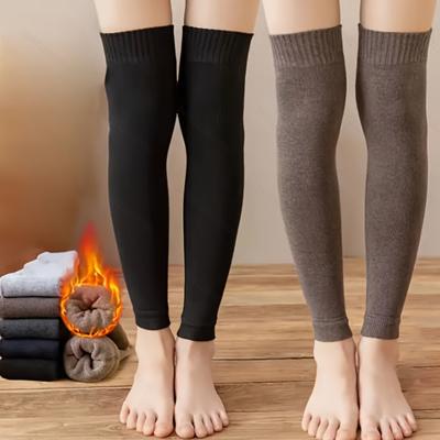 Fall Winter Over The Knee Socks Cotton Warm Knee Calf Support Chic Cozy Crew Socks Fashion Versatile Leg Warmers Bulk Deal