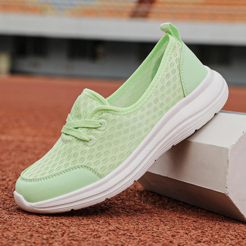 Fashion Shoes Woman 2025 Trend Summer Casual Non-Slip Mesh Light Soft Breathable Women Sneakers Flats Platform Sport Ladies Loafers