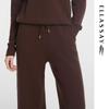 ELLASSAY Women's Merino Wool Blend Straight-Leg Pants