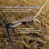 with Buckles Tent Ropes Reflective Pulley Tensioner Fastener Tie Down Fastener  Camping Accessories