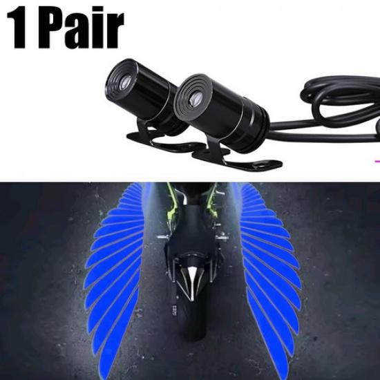 Светодиодная ангельская крылья Приветственный свет Мотоцикл Подсветка днища Водонепроницаемый
