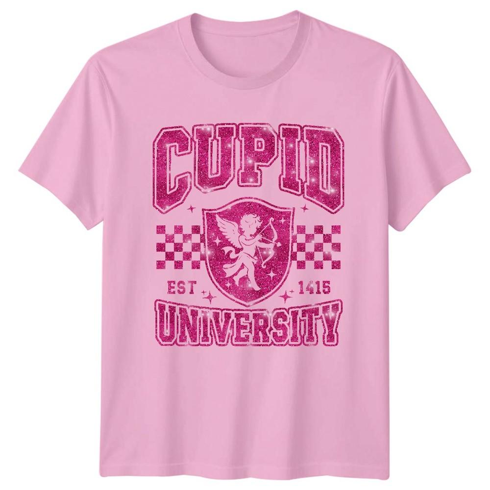 Cupid University Est 1415 Valentines Day Holidays Unisexs TShirt Unisex Graphic Tee