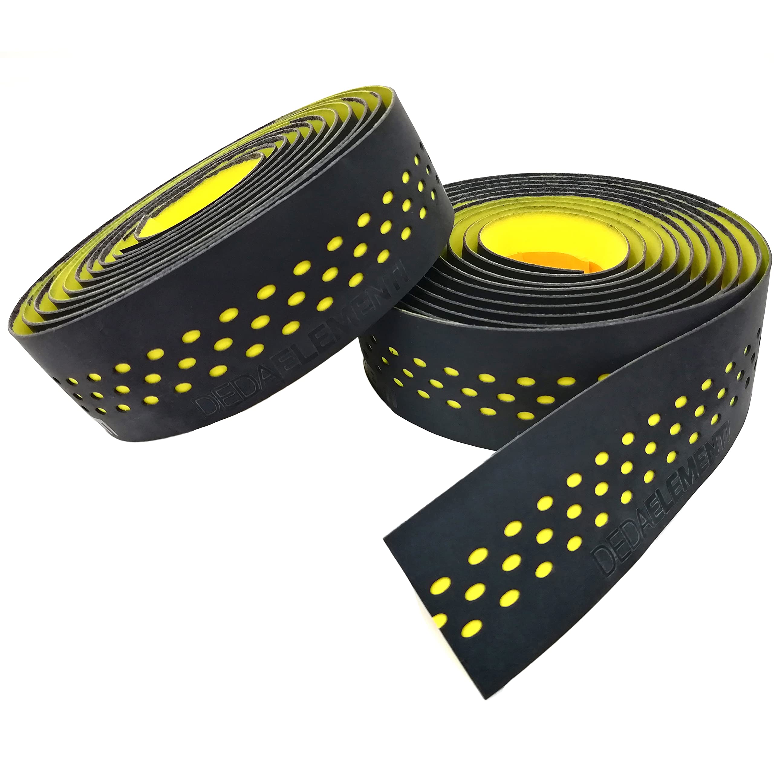 DEDA PRESA Handlebar Tape, Black/Yellow (410)