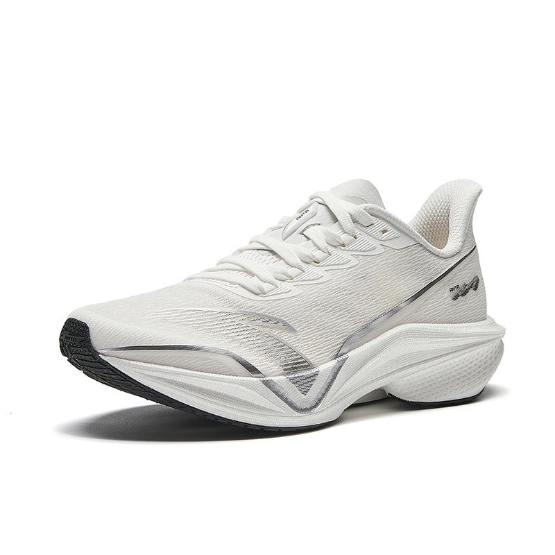 Anta Mach 5 Minimalist Sports Cushioning Durable Low-Top Casual Training Running Shoes Women sneaker Paper-White 922635561-4