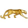 Resin Black Jaguar Showpiece for Home Decor/Black Panther Statue for Living Room Decor, Cheetah Showpiece Office Decor Item, Pack of 1 (Golden)