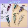Shell Brooch With Alloy Material For Unisex Fashion Accessory