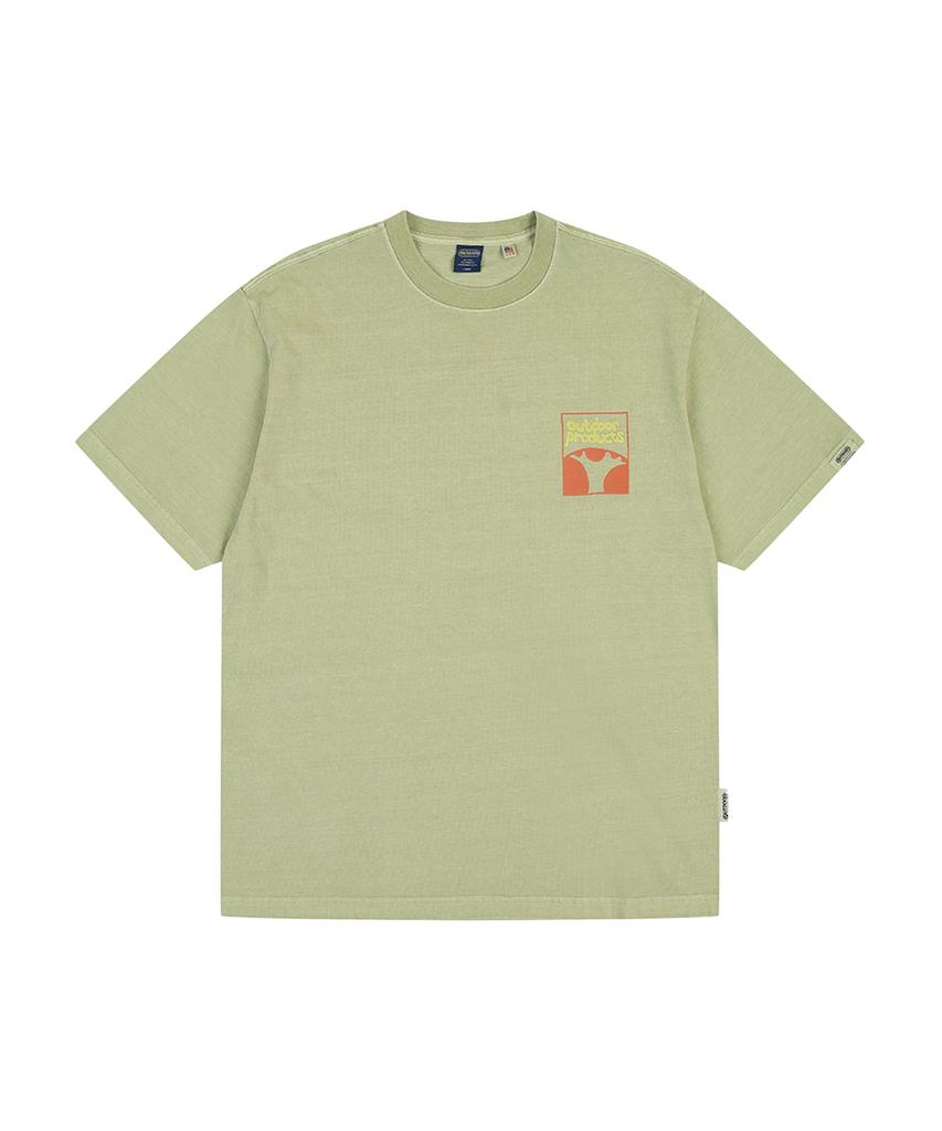 OUTDOOR PRODUCTS Tree Logo T-Shirts (Khaki)