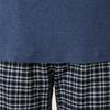 Wacoal Solid Check Men S Loungewear Set wpa554mS+wpa554mp