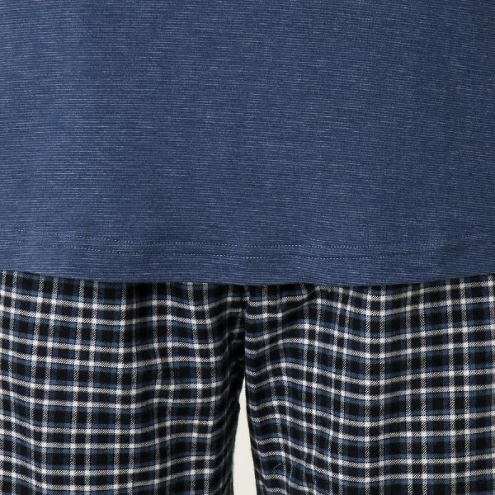 Wacoal Solid Check Men S Loungewear Set wpa554mS+wpa554mp