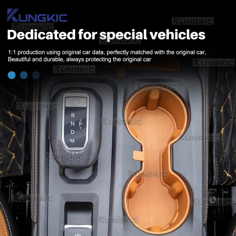For Ford Ranger  2024 2025 2026 Car Central Console Water Cup Storage Box Armrest Storage Box Interior Accessories