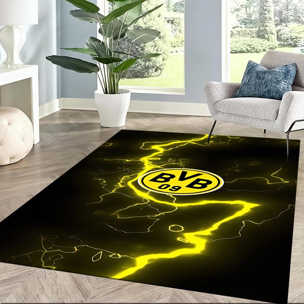 Borussia Dortmund Floor Mat Suitable For Outdoor Decorate Room Entryway Game Room Antislip Carpet Anime Office Decor