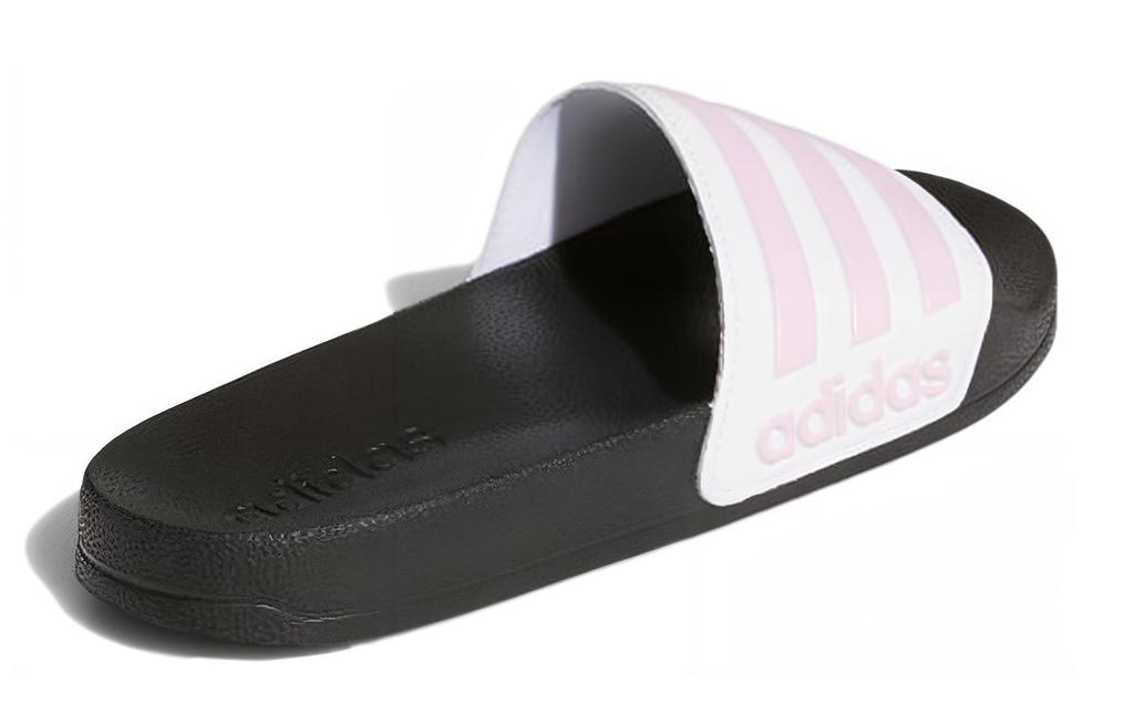 Kids' Adidas ADILETTE SHOWER Quick Dry Slippers Black Pink White FY8843