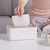 Portable Tissue Box Holder With Lid Removable Tissue Box Mini Tissue Storage Tube Holder Storage Box Desktop Napkin Organizer