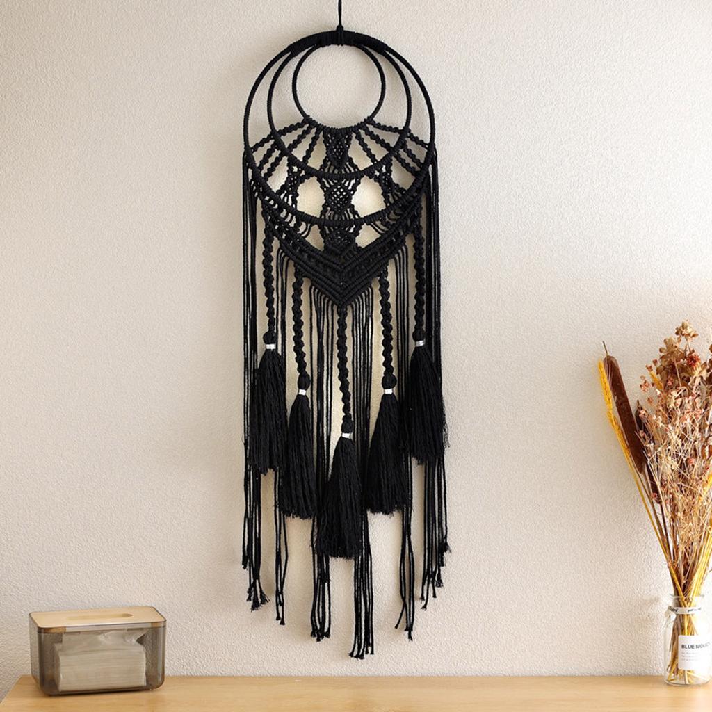 Pingente decorativo artificial para apanhador de sonhos, borla tecida para decoração de quarto de casa, suprimentos de charme