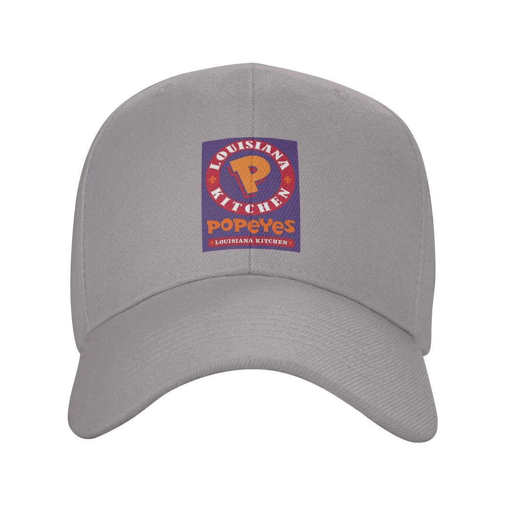 Unisex Baseball Hats Popeyes Louisiana Kitchen Logo Outdoor Streetwear Summer Sports Baseball Caps Hip Hop Cap Casquette Hats