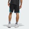 Adidas Pro Block Patterned Colorblock Quick-Dry Basketball Shorts Men Bottoms Black IN2477