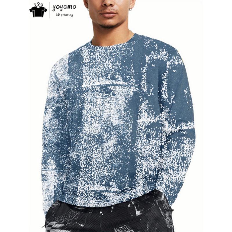 

Мужская футболка с длинным рукавом с принтом граффити Мужская одежда Футболка с 3D-принтом Мужские футболки с граффити Уличная мужская одежда Топы 5XL