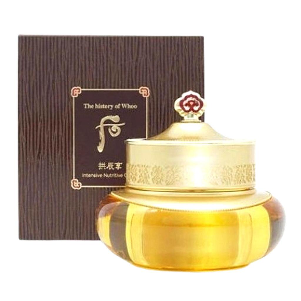 The history of whoo Gongjinhyang Intensive Nutritive Cream 50ml | Korean Herbal Anti-Aging, Firming & Nourishing Face Cream