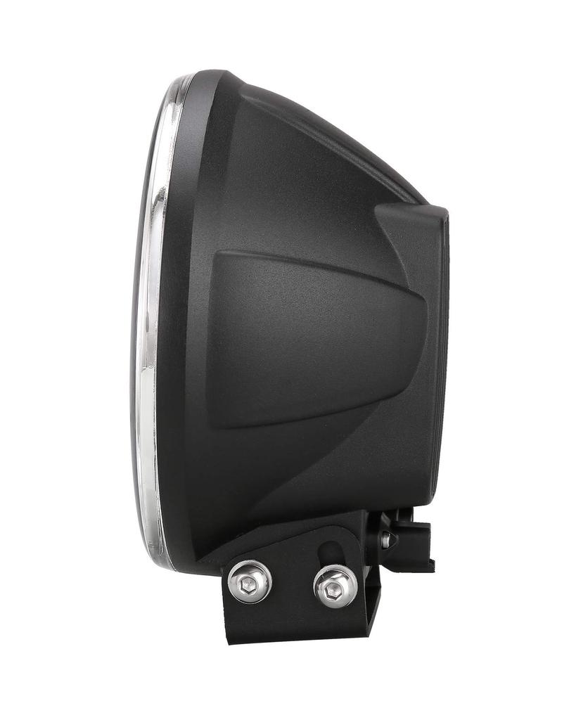 Round LED Floodlight, Searchlight, 50W, 5000 Lumens, 900m Beam Distance, Narrow Beam Angle, Waterproof for Off-Road Use, Automobiles, Boats, and