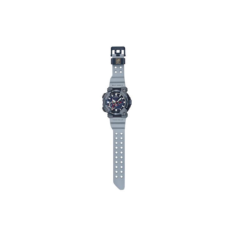 Casio G-Shock Modello Collaborazione Royal Navy Bluetooth Connesso Subacquea Solare Quarzo Resina Cinturino Orologi Uomo Grigio GWF-A1000RN-8A