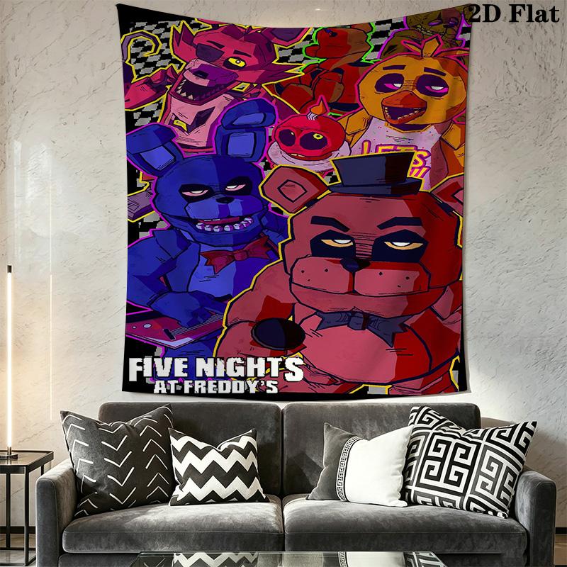 Five Nights at Freddy's Pattern Home Decor Tapestry, Wall Hanging, Decorative RV Wall Cloth.XGT0914526
