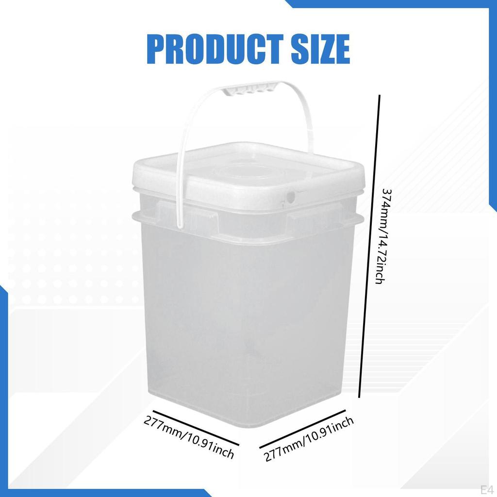 Leerer Farbeimer Eimer Angelaufbewahrungsbehälter für Küchen- und Garagenorganisation
