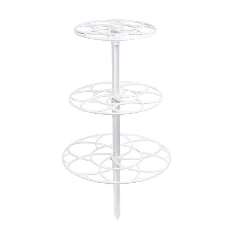 White Plastic Garden Stackable Bonsai Climbing Frame Plant Cage Frame Plant Support Stand Climbing Vine Rack Gardening Supplies