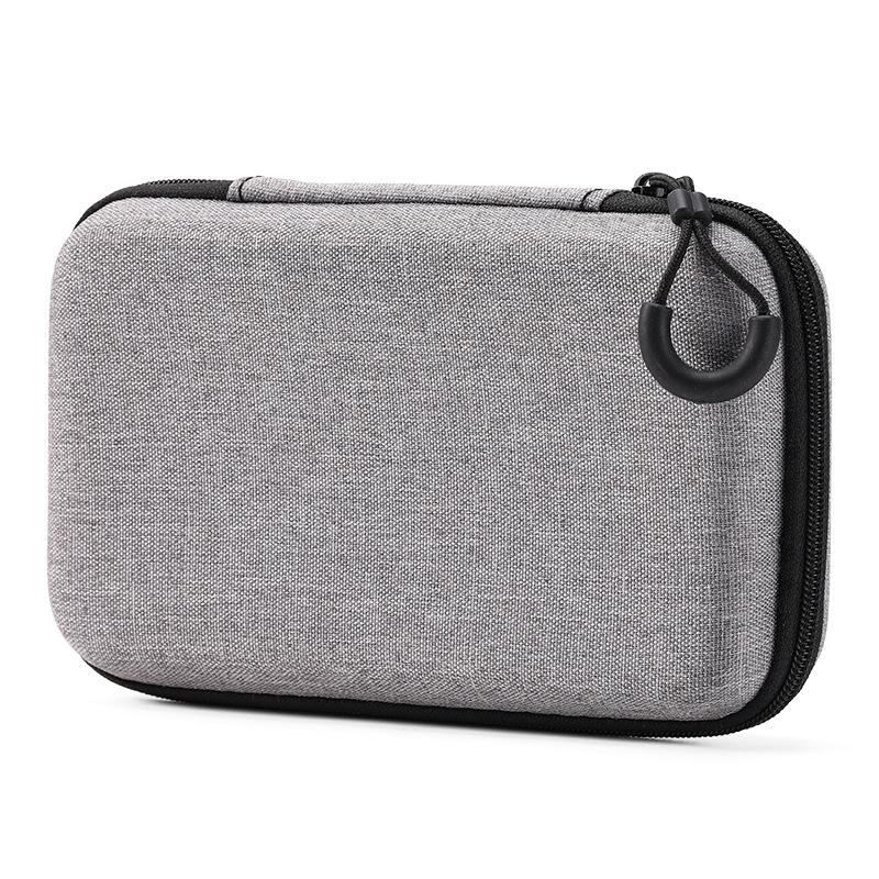 Tragbare stoßfeste Kopfhörertasche Ohrhörertasche Headset-Aufbewahrungstasche Hartschalen-Kopfhörerzubehör Speicherkarte USB-Kabel