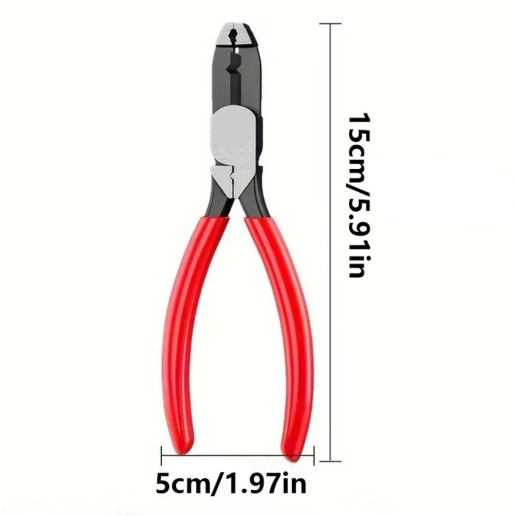 Multifunctional High Strength Steel Nail Puller Pliers for Woodworking and Home Renovations with Ergonomic Handle Design