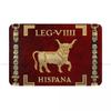 Romans Bath Mat Standard Of The Spanish 9th Legion Vexillum Of Legio IX Hispana Doormat Kitchen Carpet Outdoor Rug Home Decor