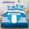 Malmö FF  Pattern Bedding Quilt Set Quilt Cover Pillowcase Home Decoration Birthday Gift (1 * duvet cover + 2 * pillowcase, without core)