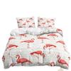 Bed Three-Piece Set Flamingo Series Quilt Cover Digital Printing Kit Two-Piece Set
