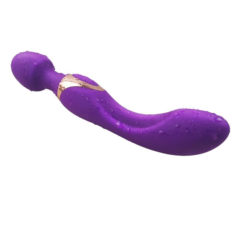 Dual Head USB Rechargeable AV Vibrator for G-Spot Stimulation