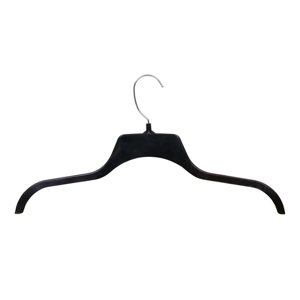 Heavy Duty Recycled Plastic Non Slip Sweater Hangers with Swivel Hooks 19 Inch 10 Pack Break Resistant Clothes Organizer
