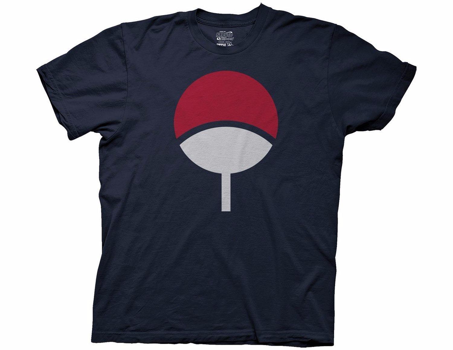Naruto Shippuden Sasuke Uchiha Symbol Anime Shirt XXXL