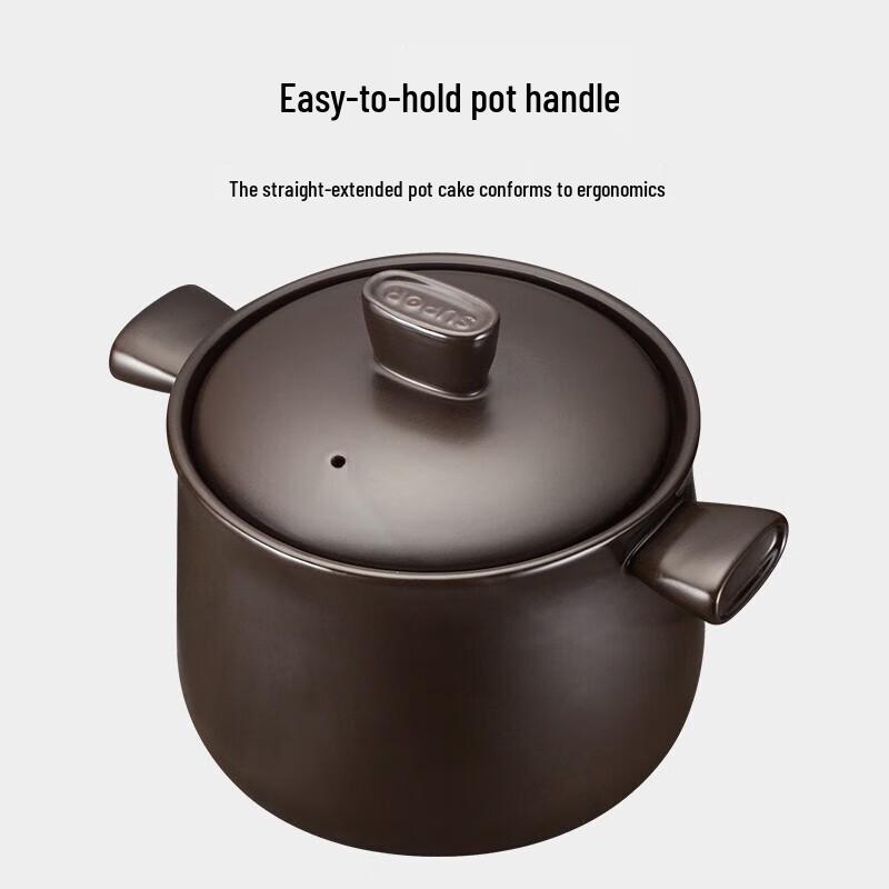 SUPOR 4.5L Spodumene Ceramic Casserole Pot
