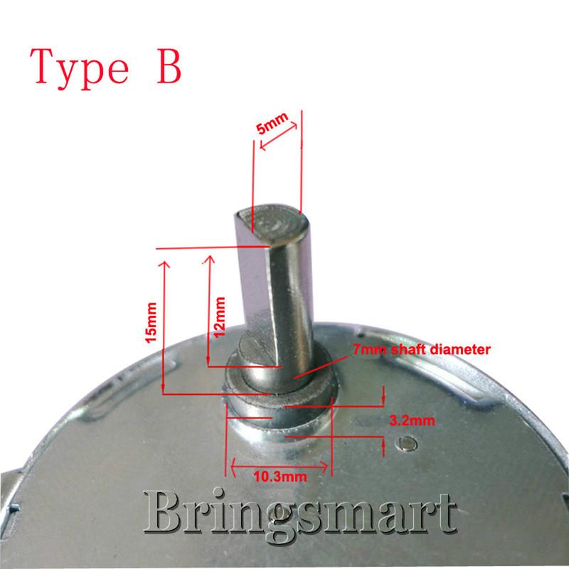 Bringsmart JS-50B(S) BLDC Motor DC Micro Electric Motor 4 Type Shaft Synchronous Brushless Motor 5V 6V 9V 12V 24V DIY Customized