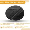 Fuel Tank Door Cap for Hyundai Elantra 2021-2025 Fuel Filler Flap Cover Adhesive Type Carbon Fiber Black ABS Fuel Filler Door Gas Cap