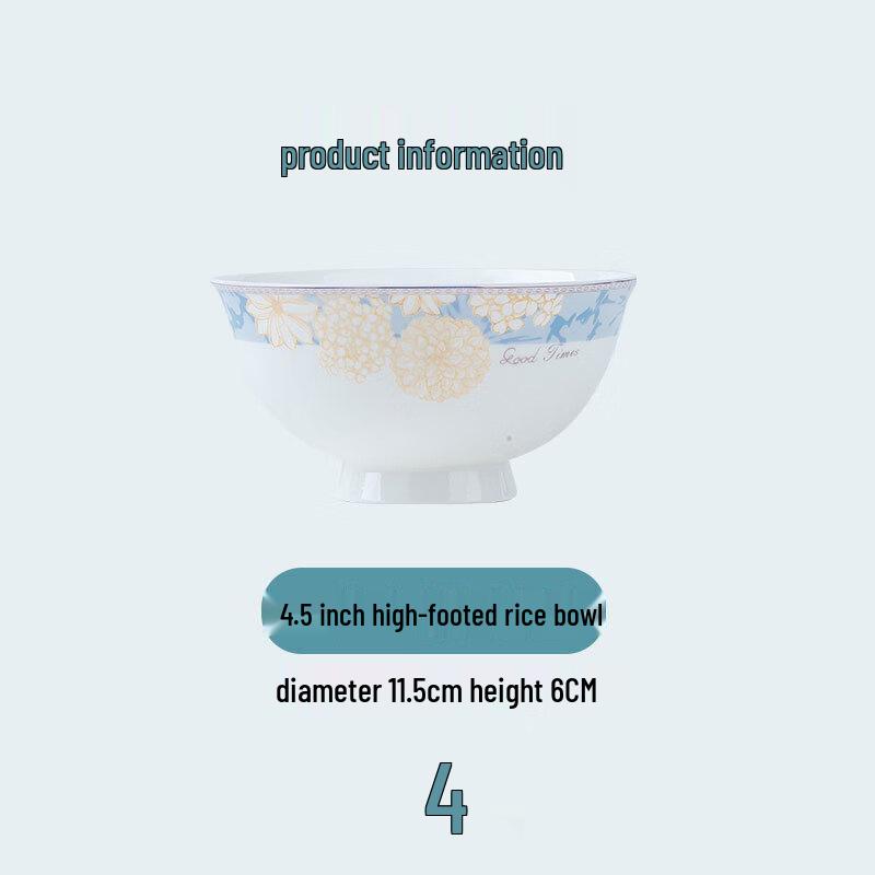 Nordic Style Ceramic Bowls 4.5-inch