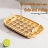 Press-Type Double-Layer Ice Cube Tray with Storage Bin