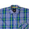 Vans Tokyo Design Collective Plaid Casual Comfortable Short Sleeve Shirt Unisex Shirts Blue-Plaid VN000H2RCYG