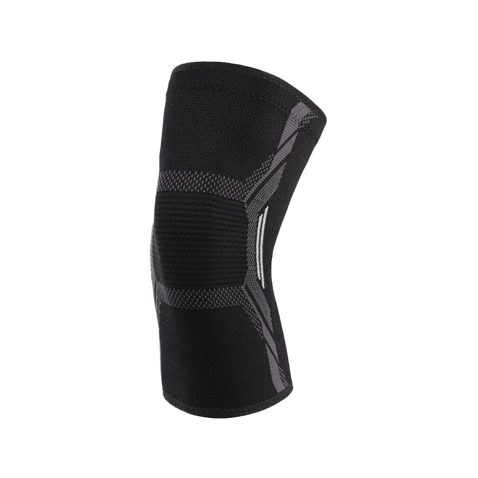 

1Pcs High-Elastic Knitted Knee Pads Surrounding Pressurization Stabilize The Patella Silicone Anti-Slip Breathable Leg Guards S