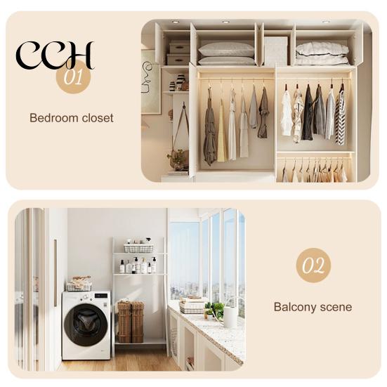 Curtain Rod Bracket Heavy Duty 1/2/3Pcs Adjustable Brackets Easy Installation Window Drapery Strong Support Hanger Hooks Living Room Bedroom