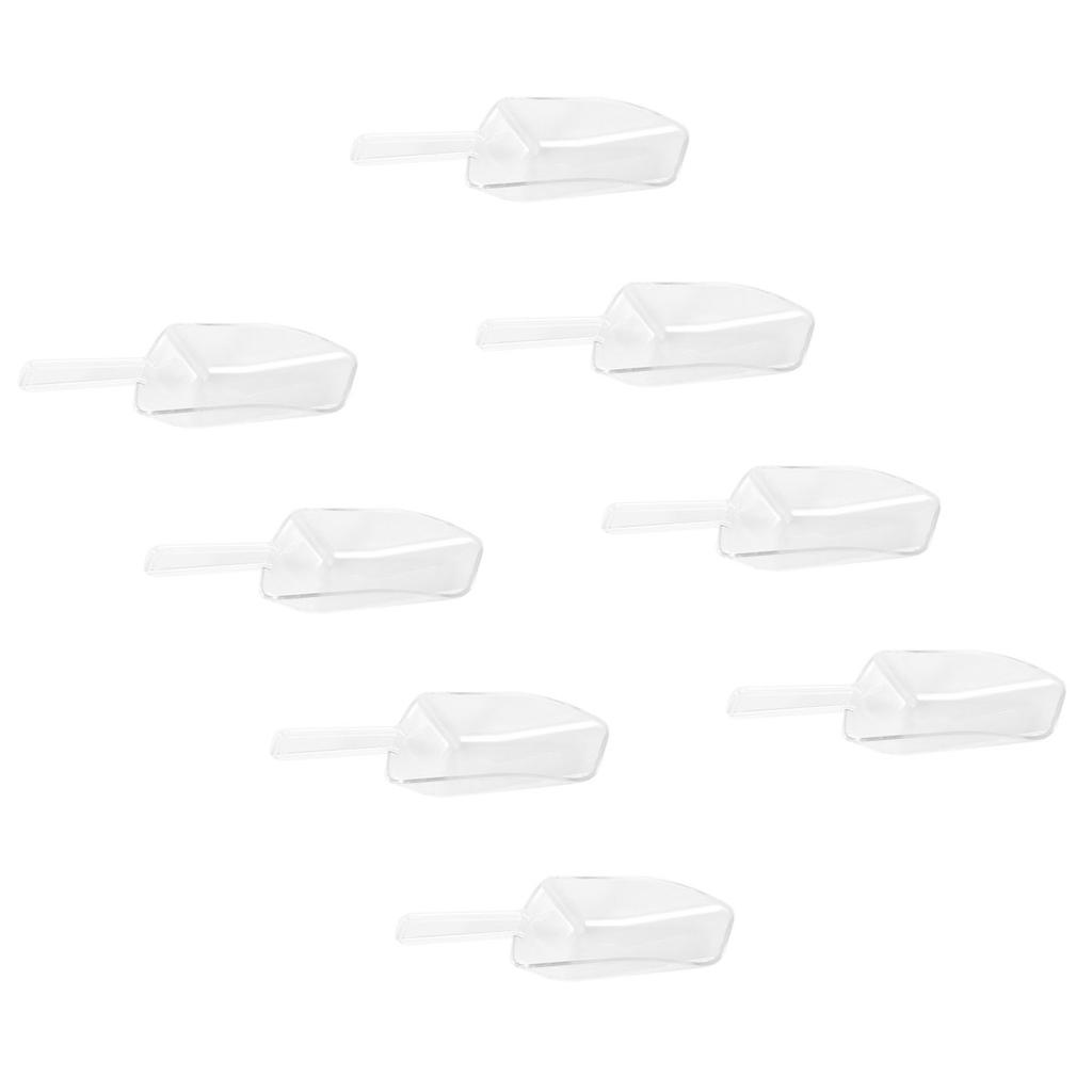 Toymytoy 8PCS paletta di plastica trasparente mini farina Ice Candy dessert buffet popcorn scoop pala Toymytoy 8PCS paletta di plastica trasparente mini farina Ice Candy dessert buffet popcorn scoop pala